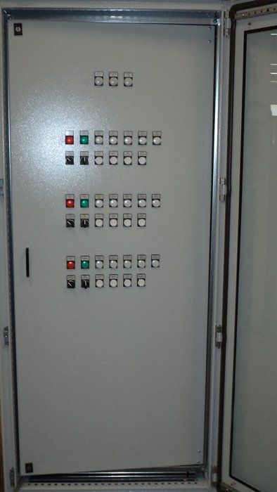 quadro elettrico dopo servizio di manutenzione