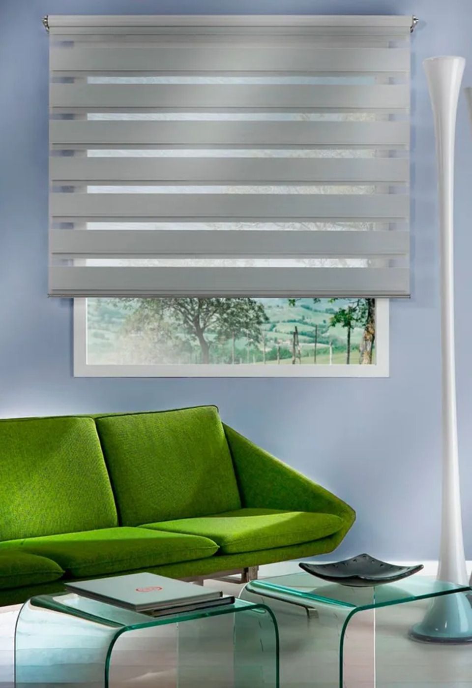 tende per interni a Bologna vicino a divano verde