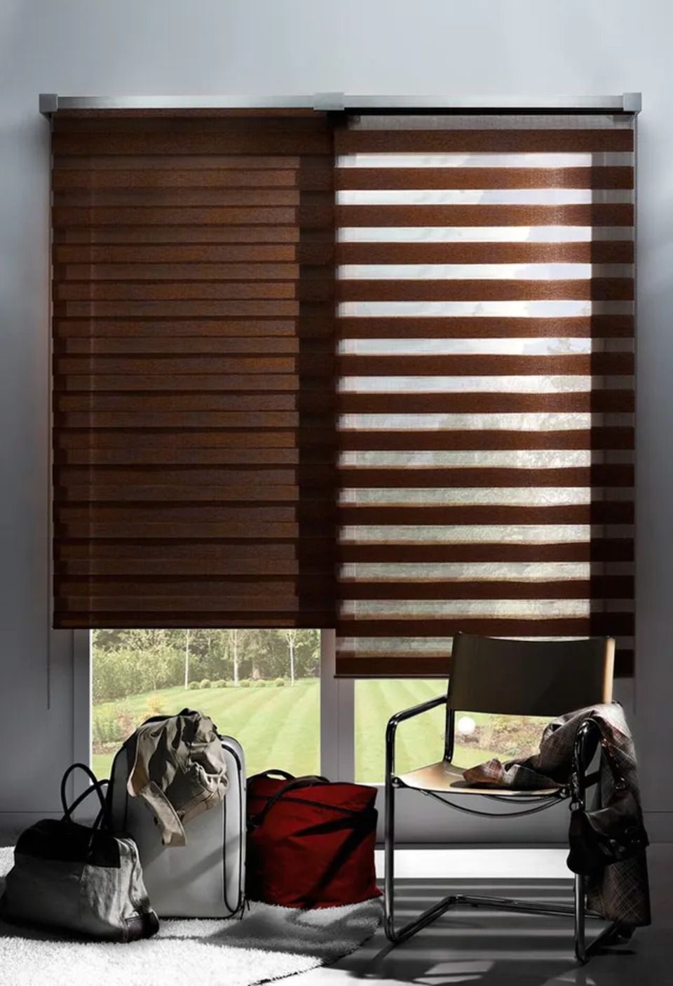 tende per interni a Bologna marroni