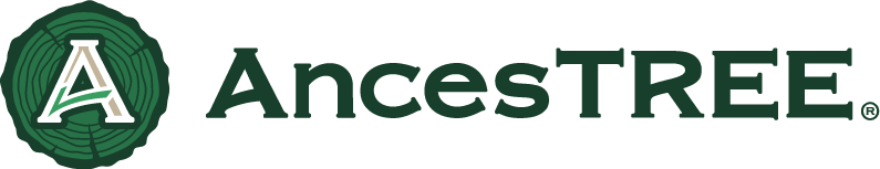 A logo for a company called a ancestree