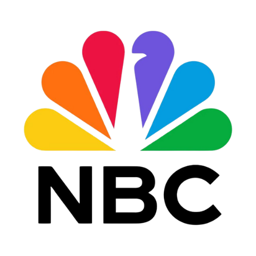 The nbc logo has a rainbow colored bird on it
