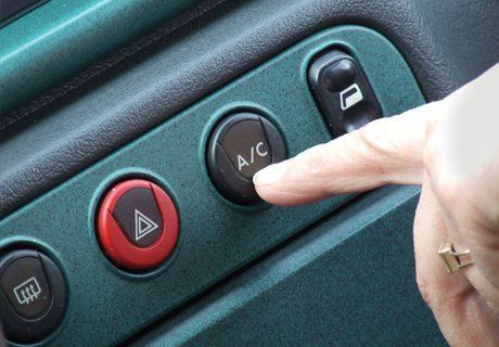 Car AC button