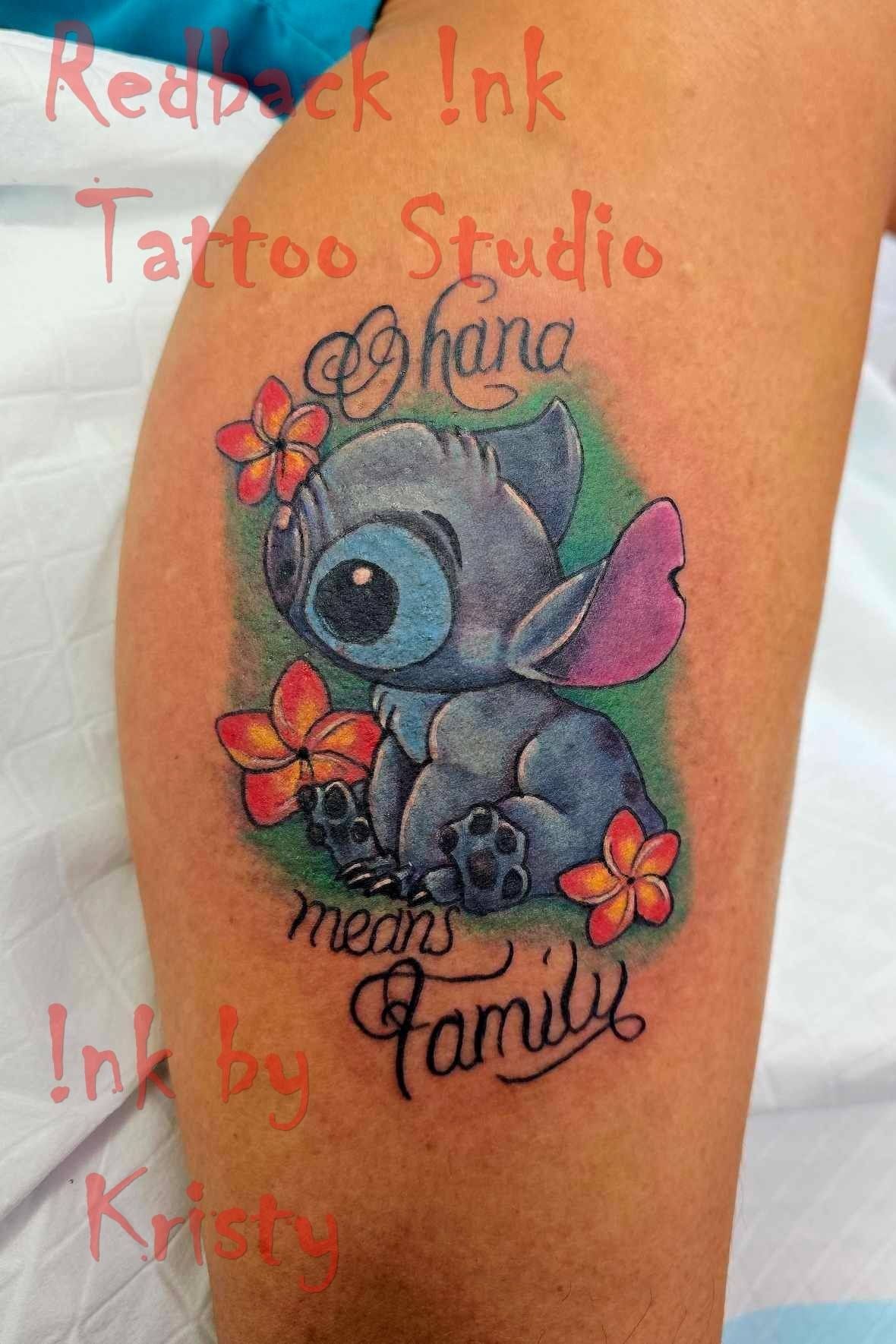 Stitch tattoo with 