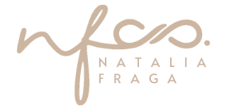 Um logotipo preto e branco para natalia fraga