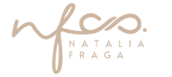 Um logotipo preto e branco para natalia fraga
