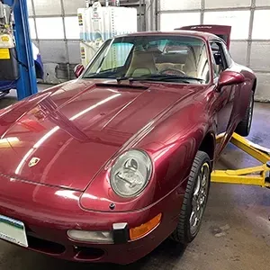 Front of red car | AutoImports of Denver