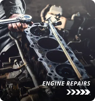 Up close to repair on engine | AutoImports of Denver