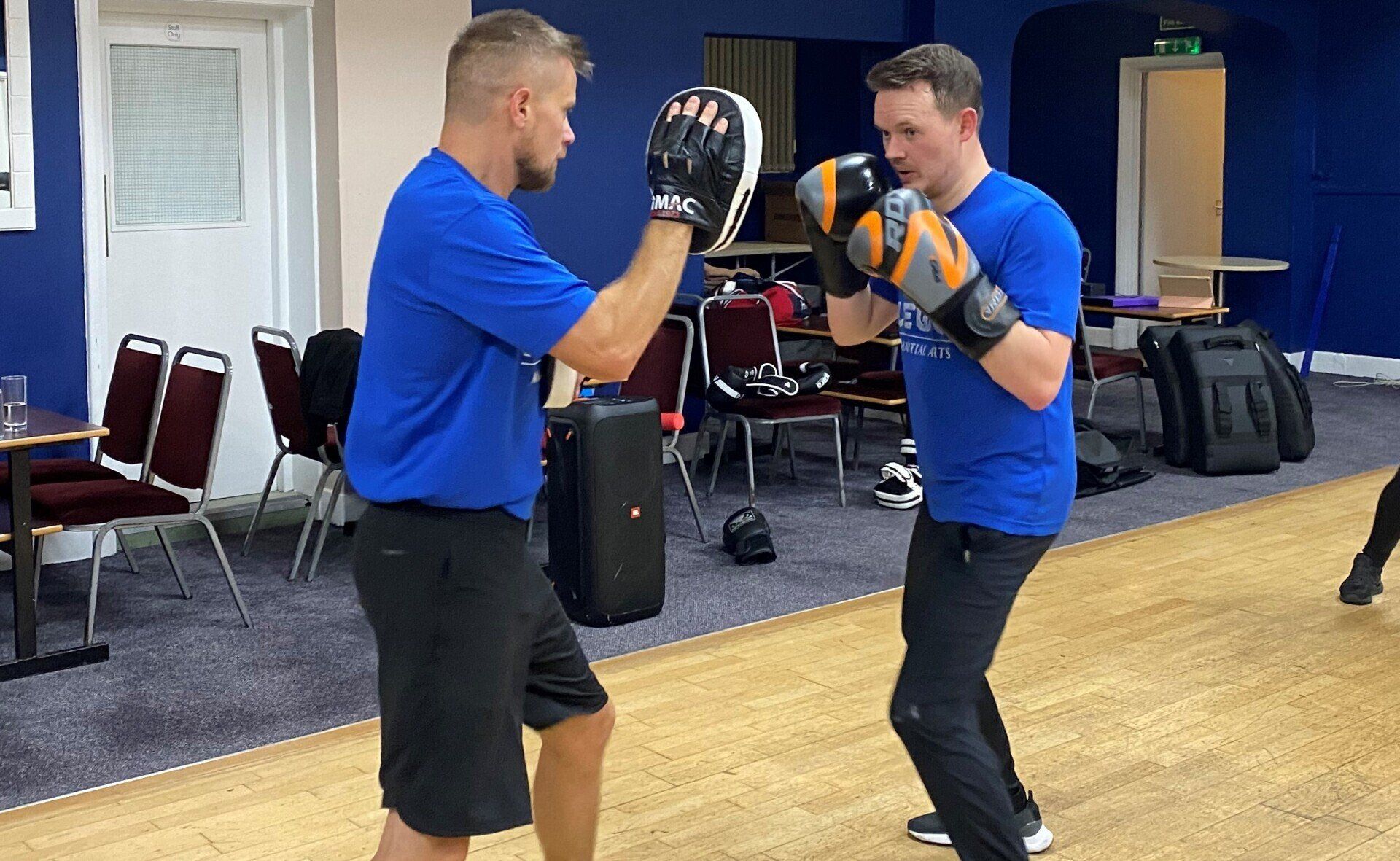 Kickboxing Class in action