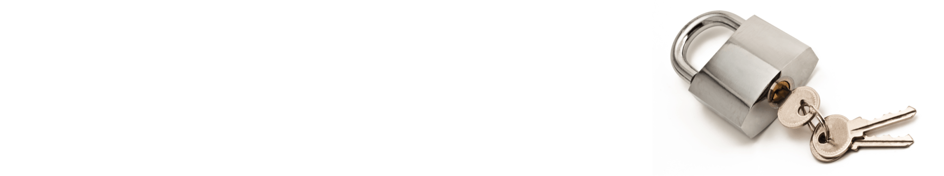 Class D Airtightness Photograph of Padlock with Key