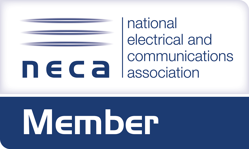 The logo for the national electrical and communications association