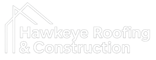 Hexagon logo with mountains, trees, and campfire in orange and blue. Company name is white.