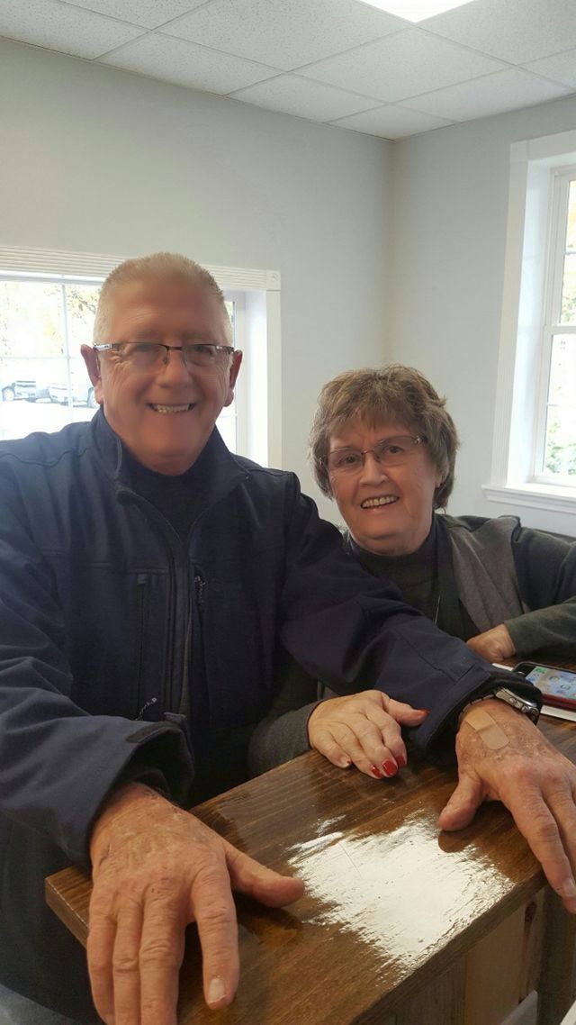 Happy Elderly Couple — Kennebunk, ME — Denture Solutions