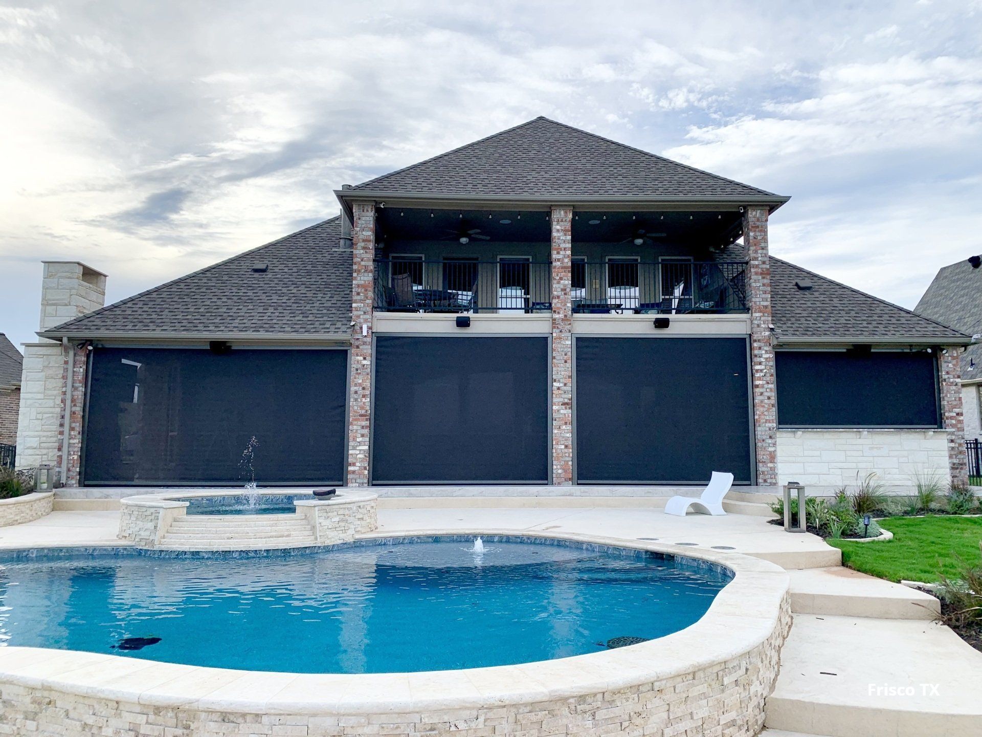 shaded patio oasis in Frisco TX