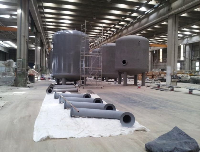 sabbiatura a secco serbatoi