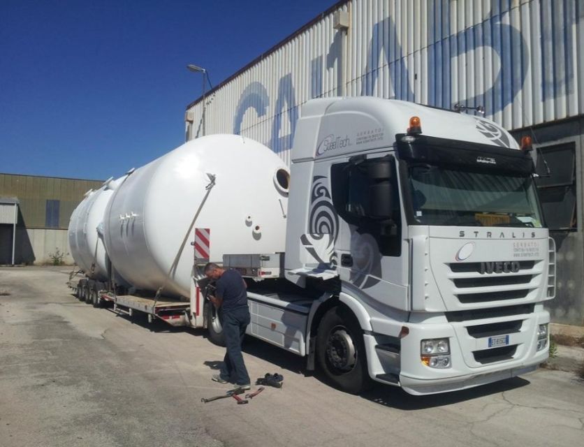 sabbiatura a secco serbatoi