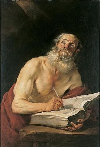 Saint Jerome Writing (1631-1632) by Jacques Blanchard