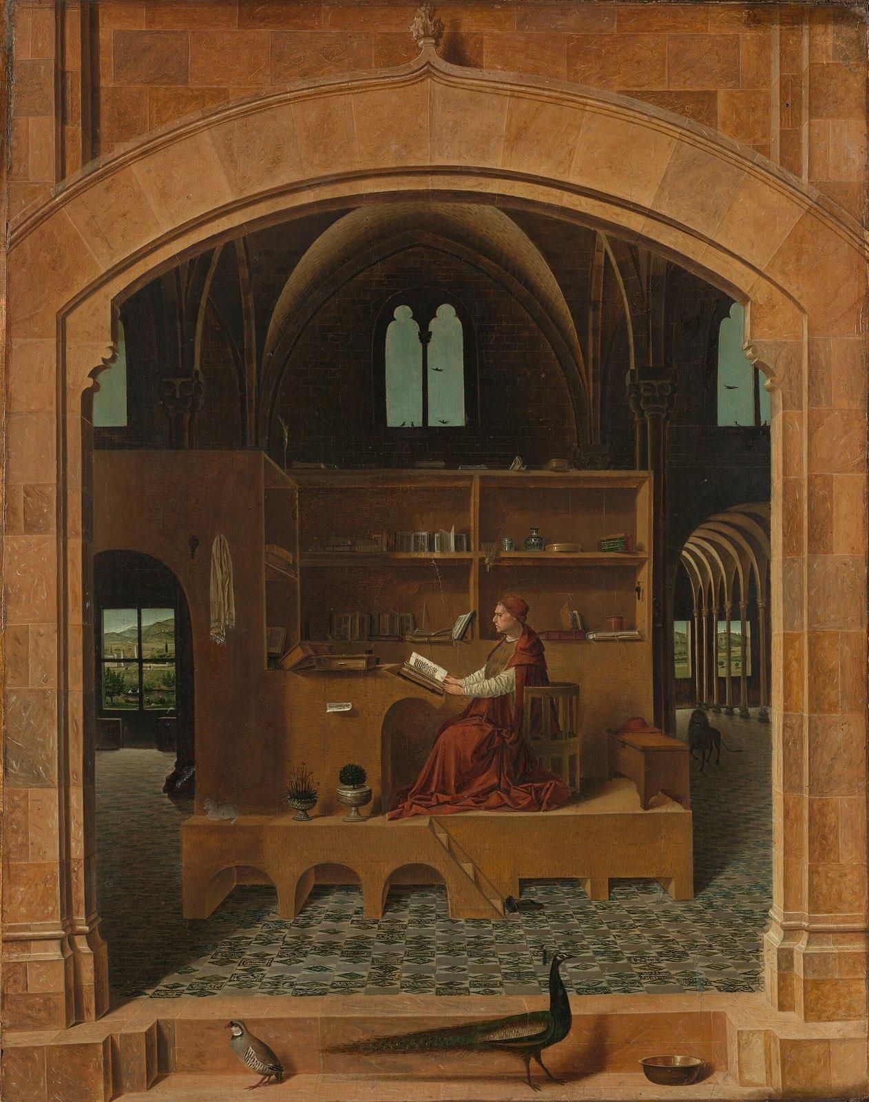 St Jerome in His Study (1474) by Antonello da Messina