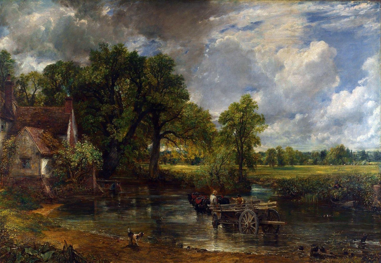 The Hay Wain (1821) by John Constable