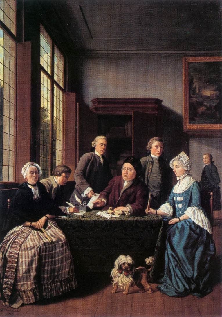 The Marriage Contract (1768) by Jan Jose Horemans