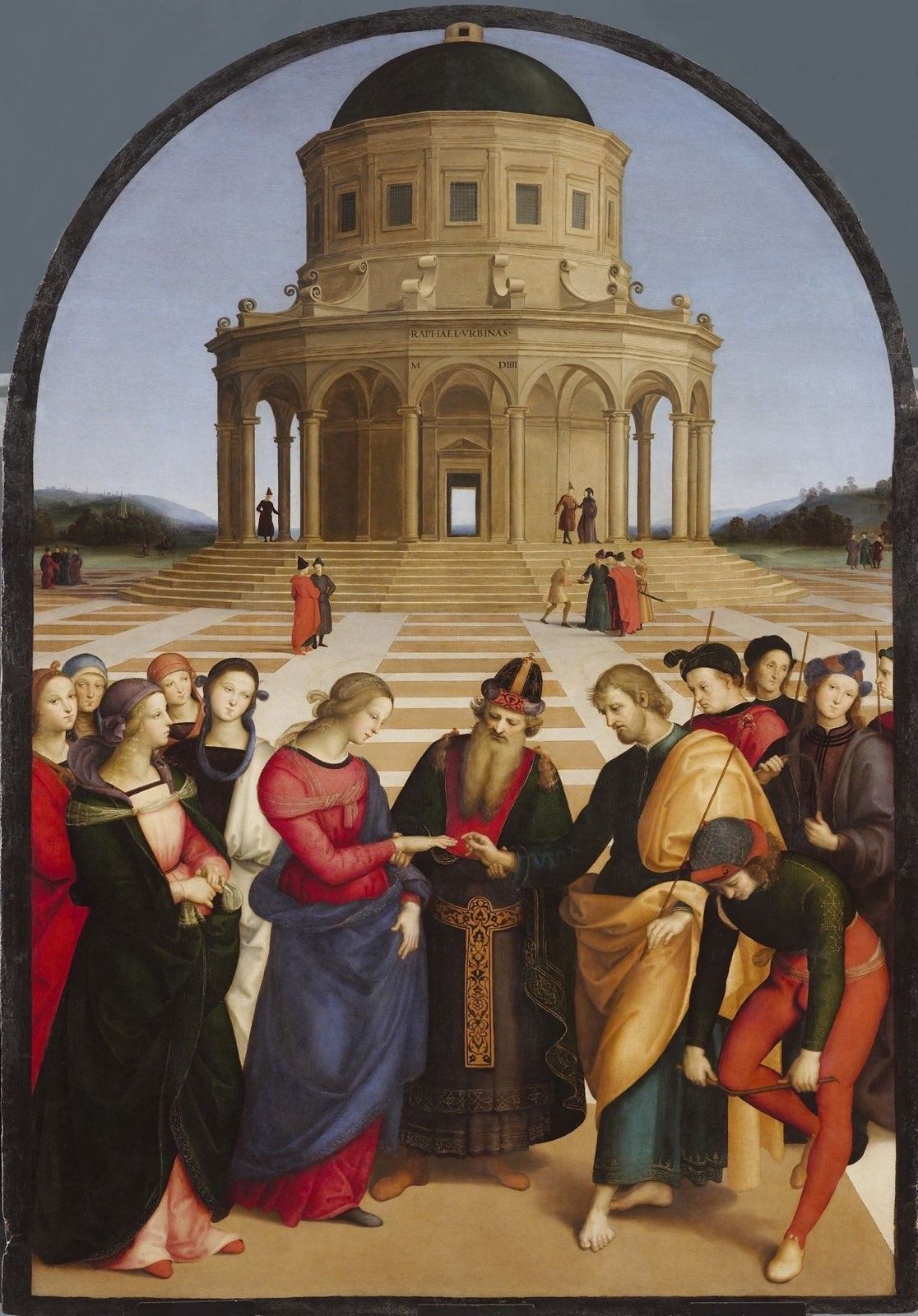 The Marriage of the Virgin (1504) by Raphael