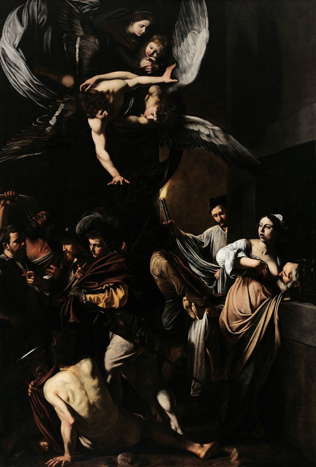 The Seven Works of Mercy (1607) by Caravaggio