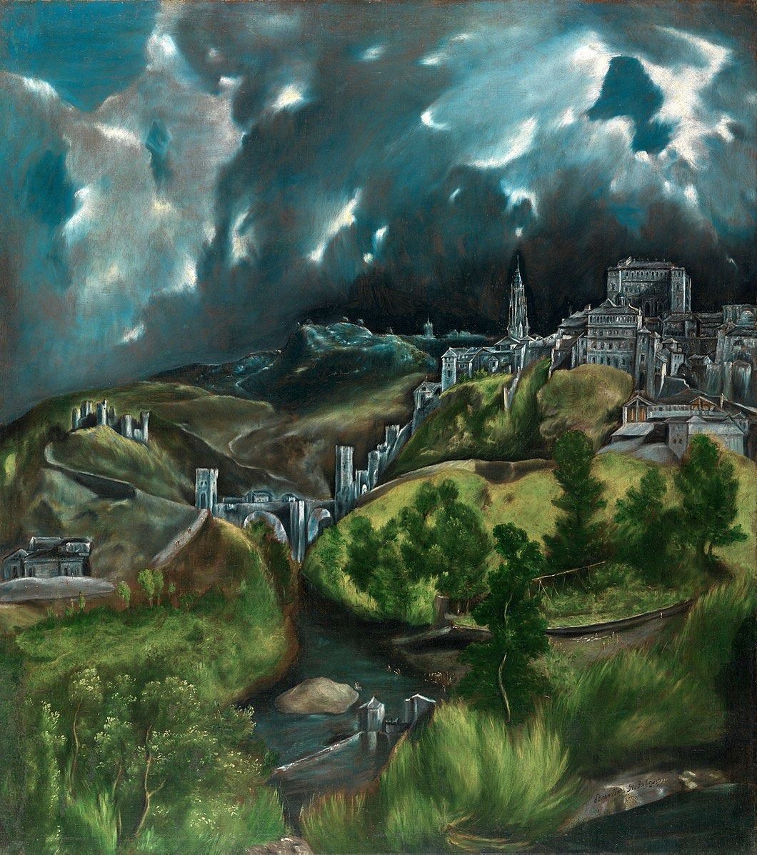 View of Toledo (1596-1600) by El Greco