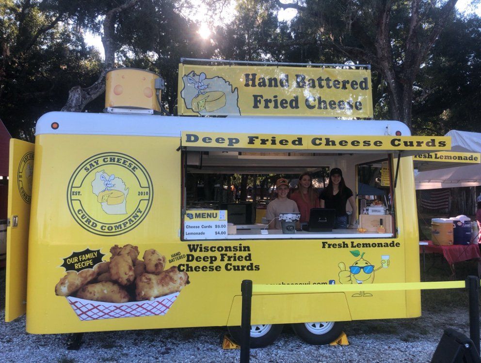 Say Cheese Curd Company Staffs on Food Truck — Green Lake, WI — Say Cheese Curd Company