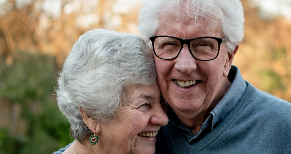 Older Couple Smiling