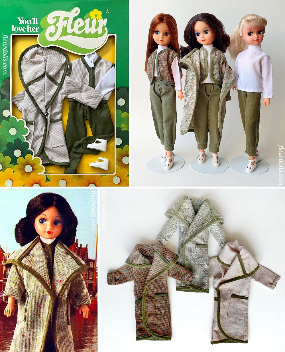 Fleur-doll-1264-fashion-gray-coat-outfit-NRFB-Otto-Simon
