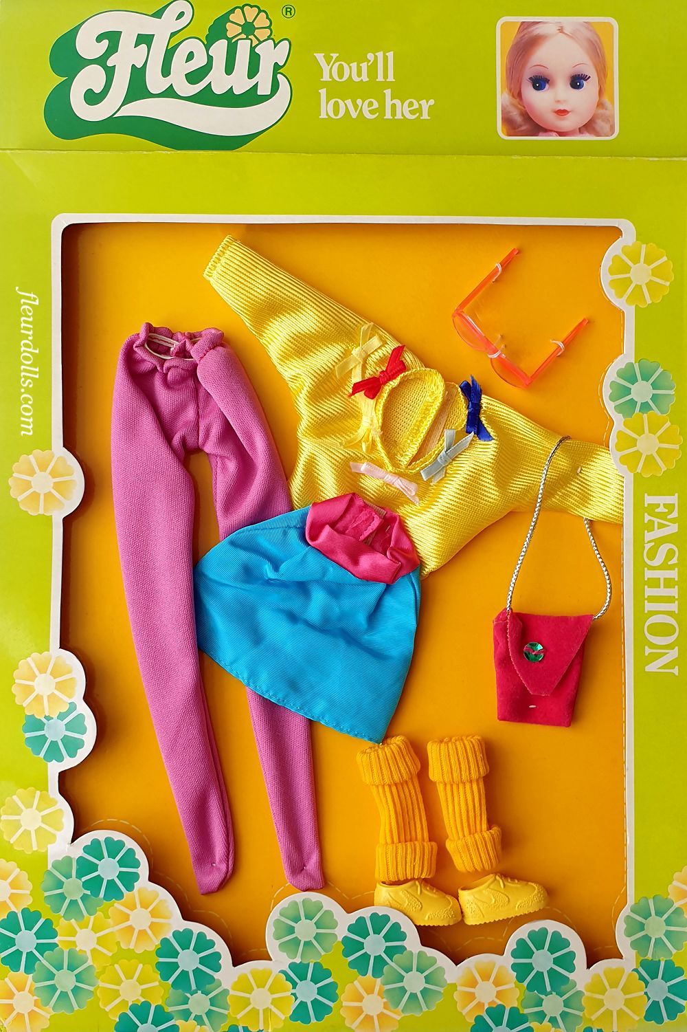 Starlight Fleur fashion outfit 1289 yellow blue pink NRFB box