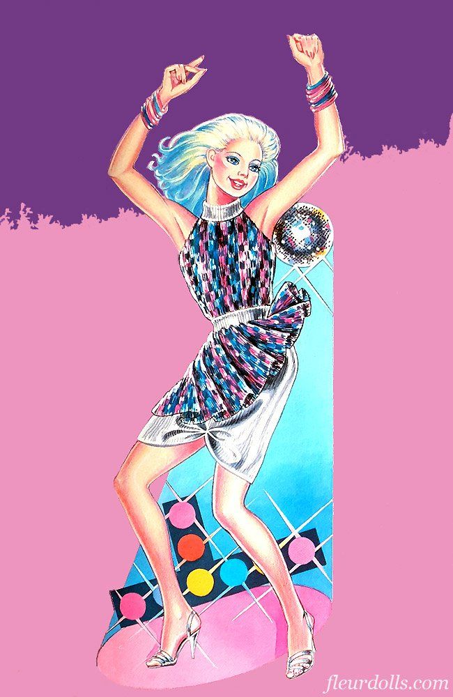 Disco Dance Fleur doll New Look promo
