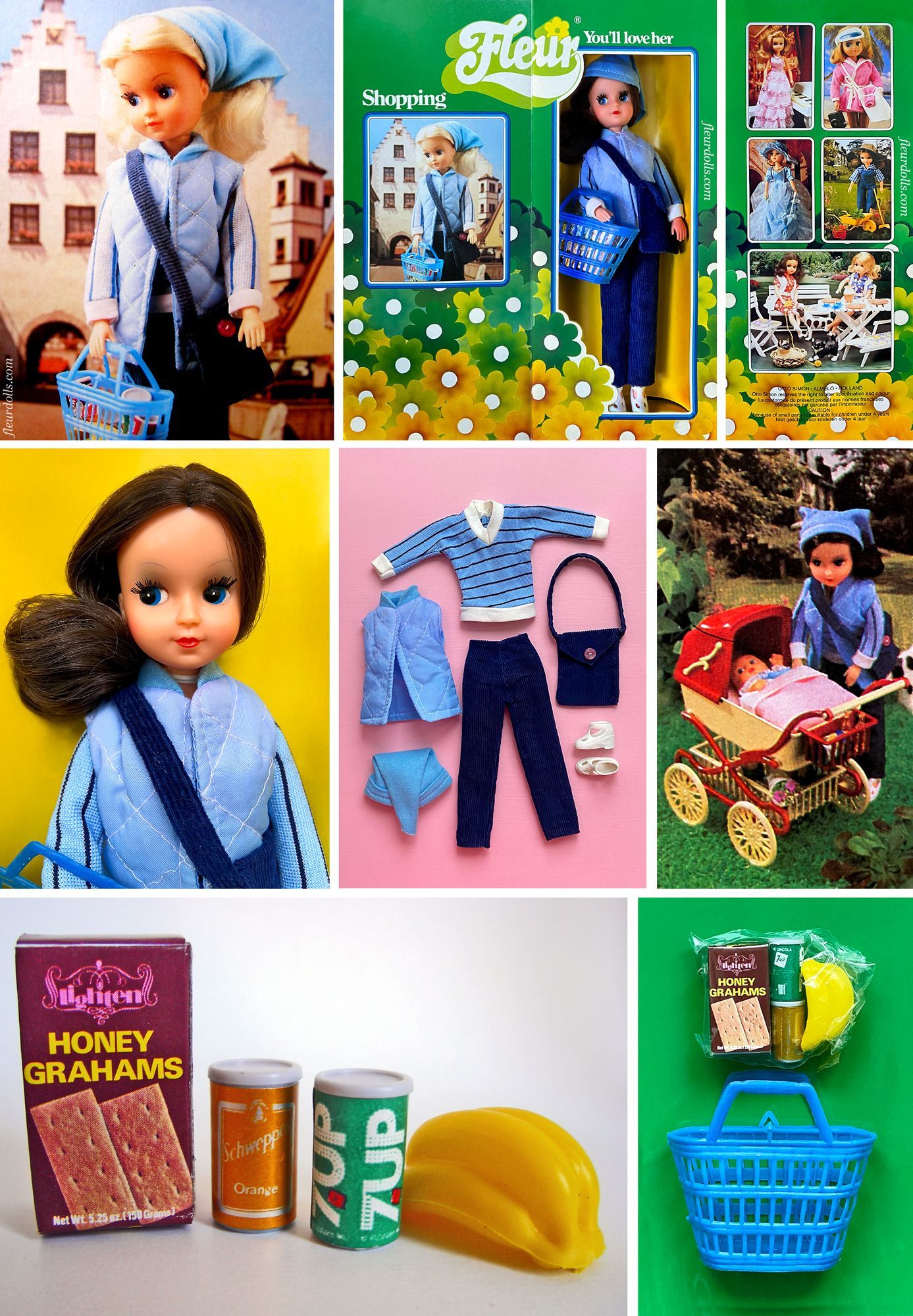Shopping Fleur doll Dutch Sindy 1980s Otto Simon fashion doll