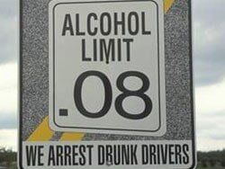 Alcohol limit of .08 limit in Georgia