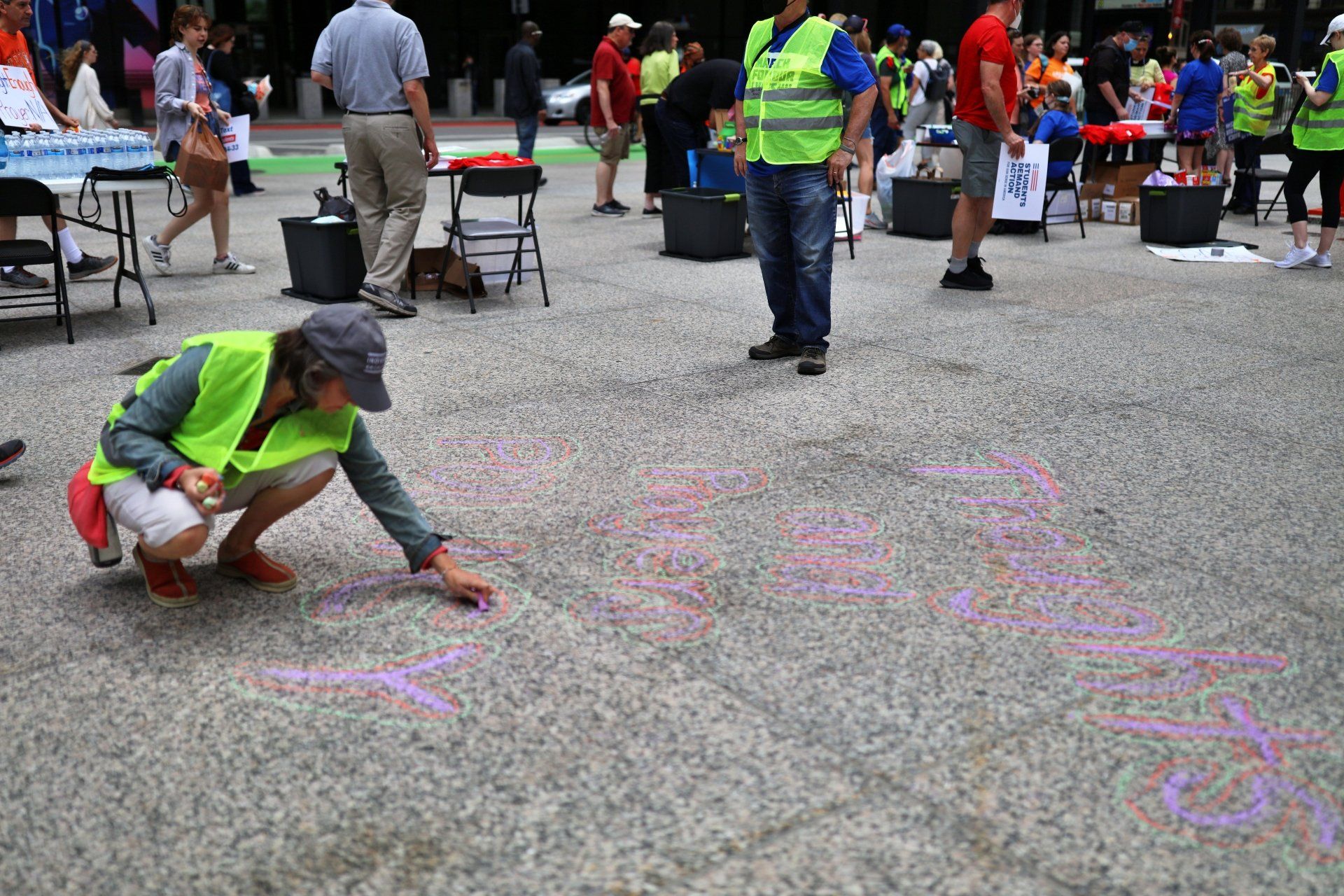 Pro Roe v. Wade protest in Chicago Pro Roe v. Wade protest in Chicago
