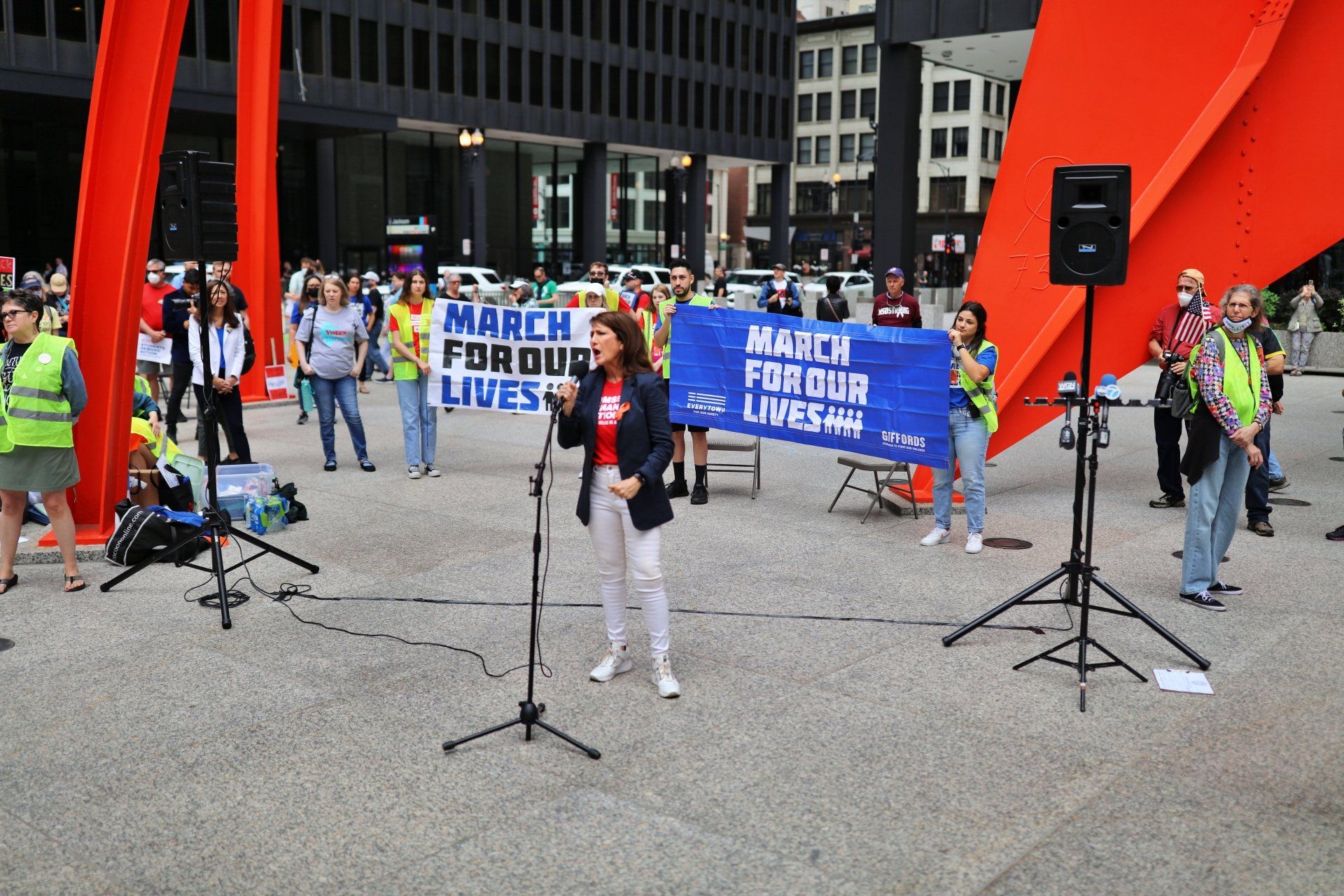 Pro Roe v. Wade protest in Chicago Pro Roe v. Wade protest in Chicago