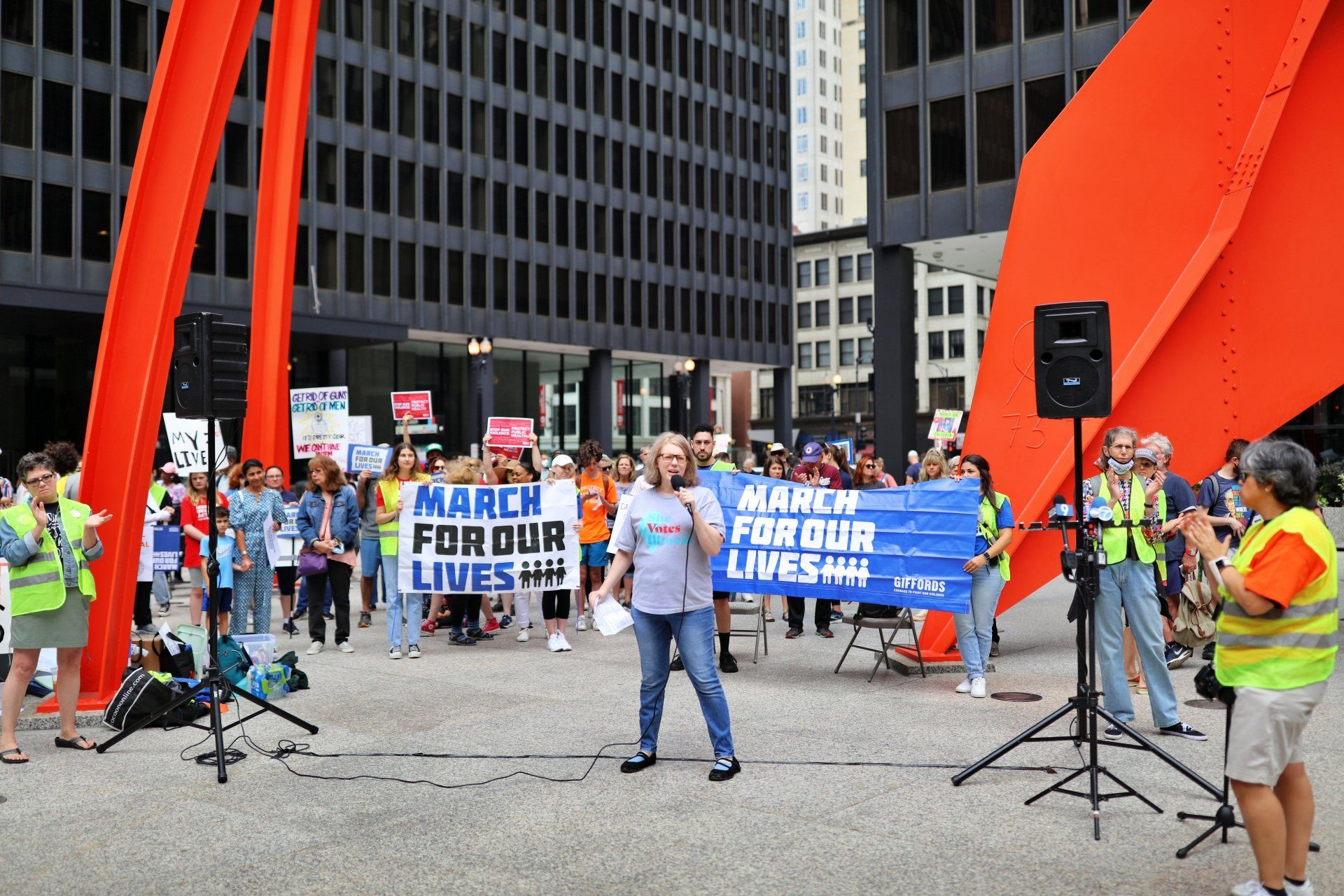 Pro Roe v. Wade protest in Chicago Pro Roe v. Wade protest in Chicago