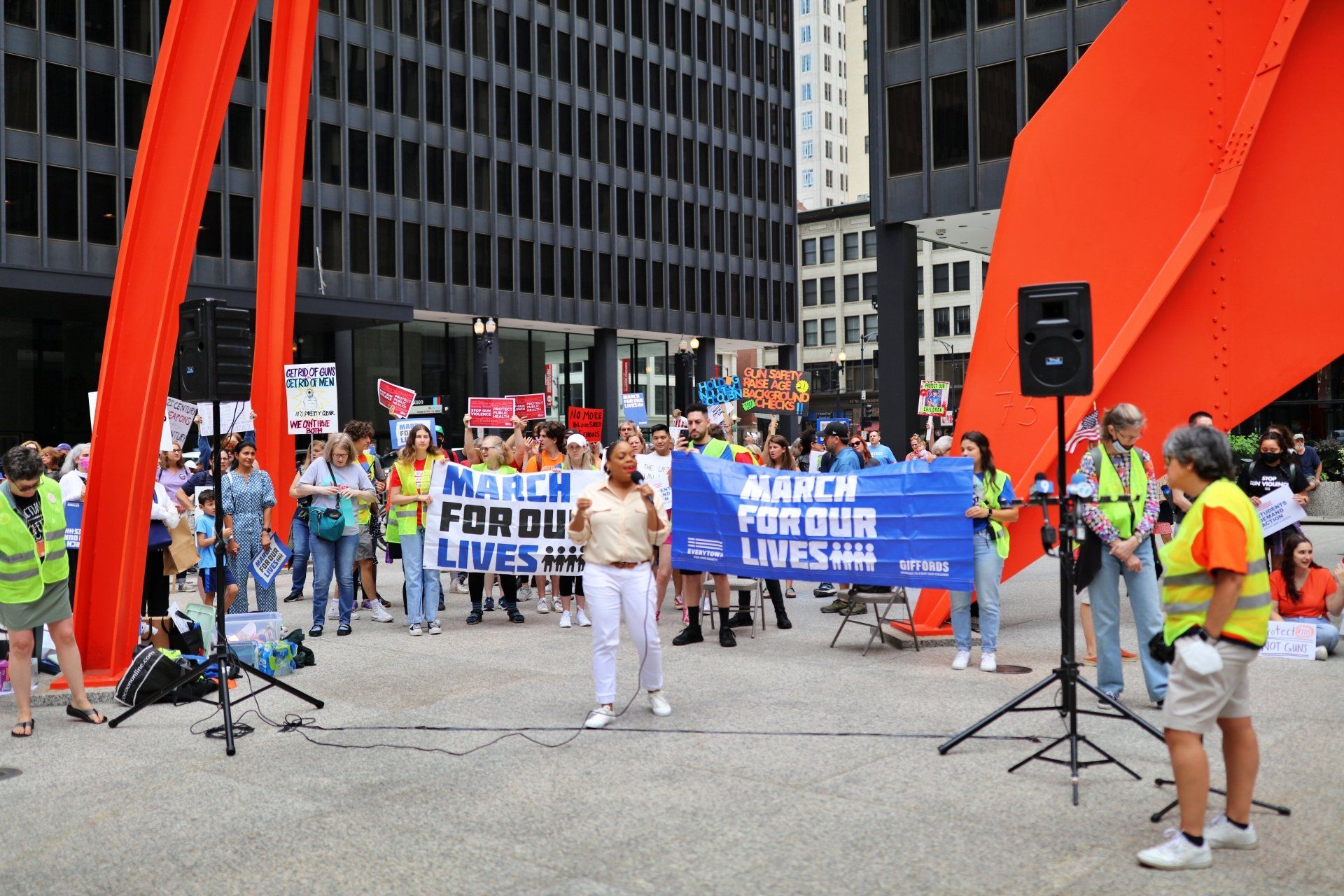 Pro Roe v. Wade protest in Chicago Pro Roe v. Wade protest in Chicago