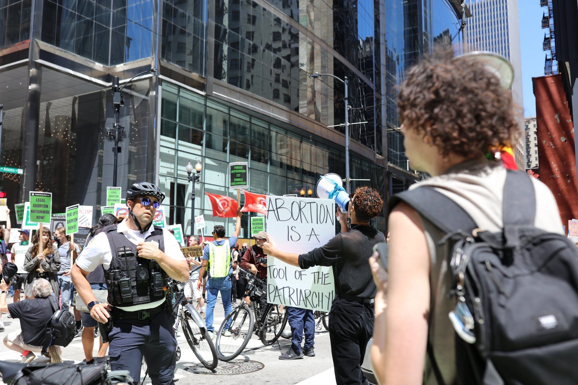 Pro Roe v. Wade protest in Chicago Pro Roe v. Wade protest in Chicago