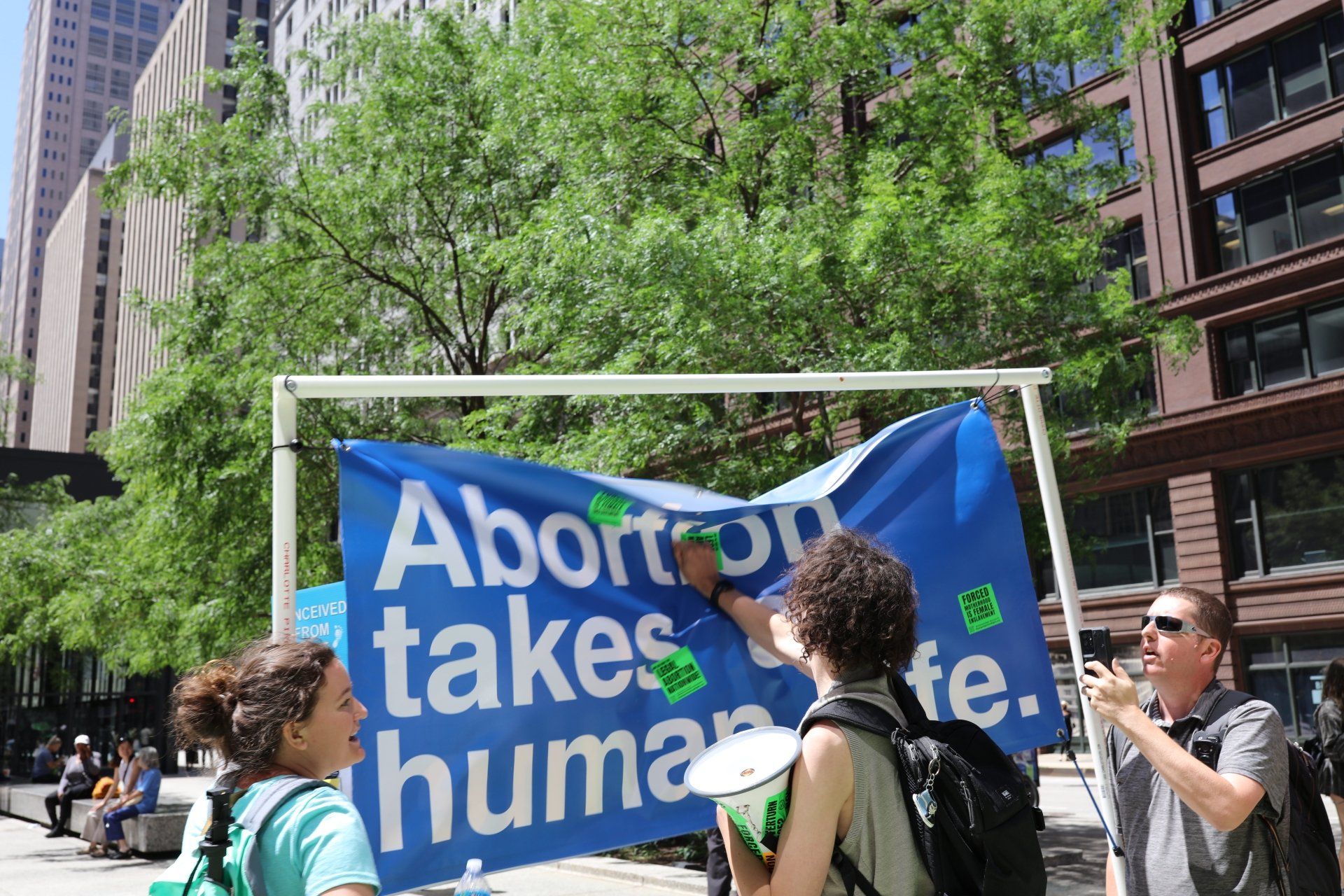 Pro Roe v. Wade protest in Chicago Pro Roe v. Wade protest in Chicago