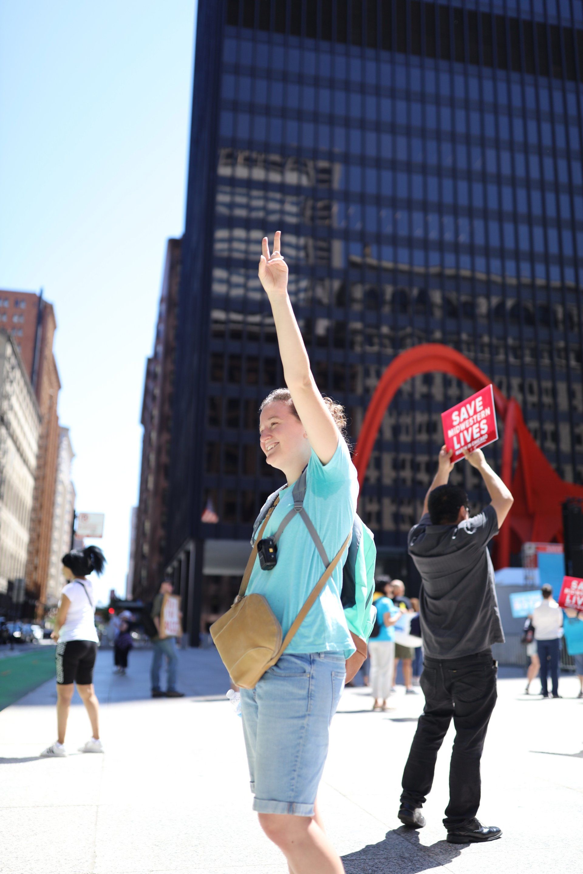 Pro Roe v. Wade protest in Chicago Pro Roe v. Wade protest in Chicago