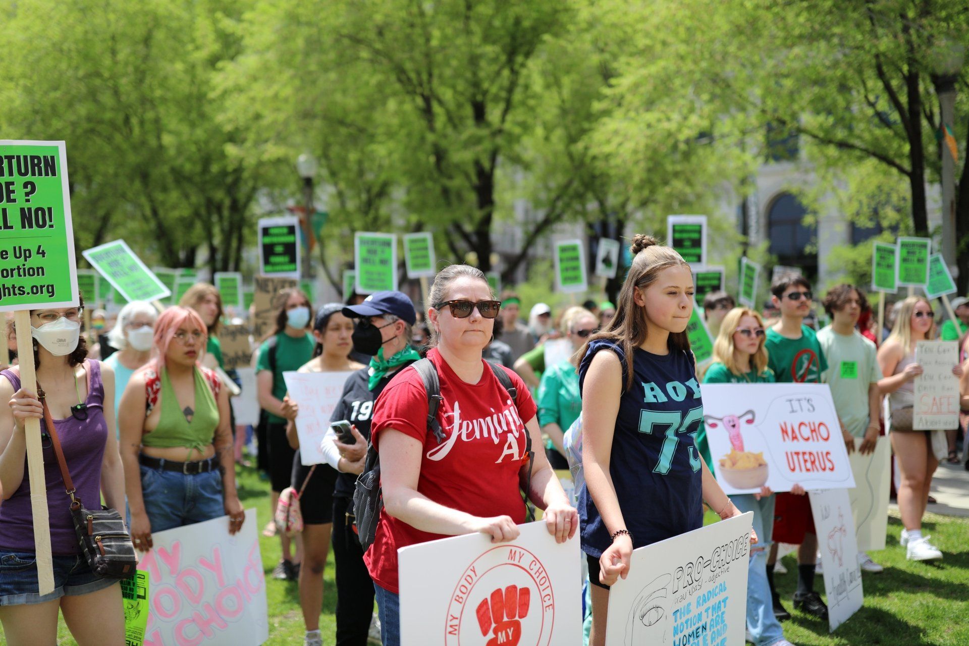 Pro Roe v. Wade protest in Chicago Pro Roe v. Wade protest in Chicago