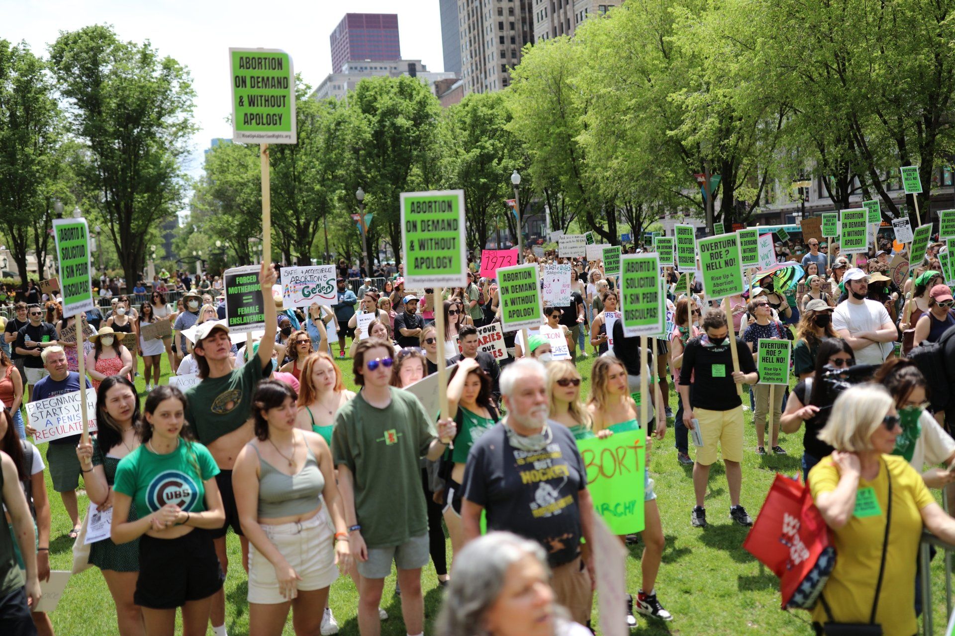 Pro Roe v. Wade protest in Chicago Pro Roe v. Wade protest in Chicago