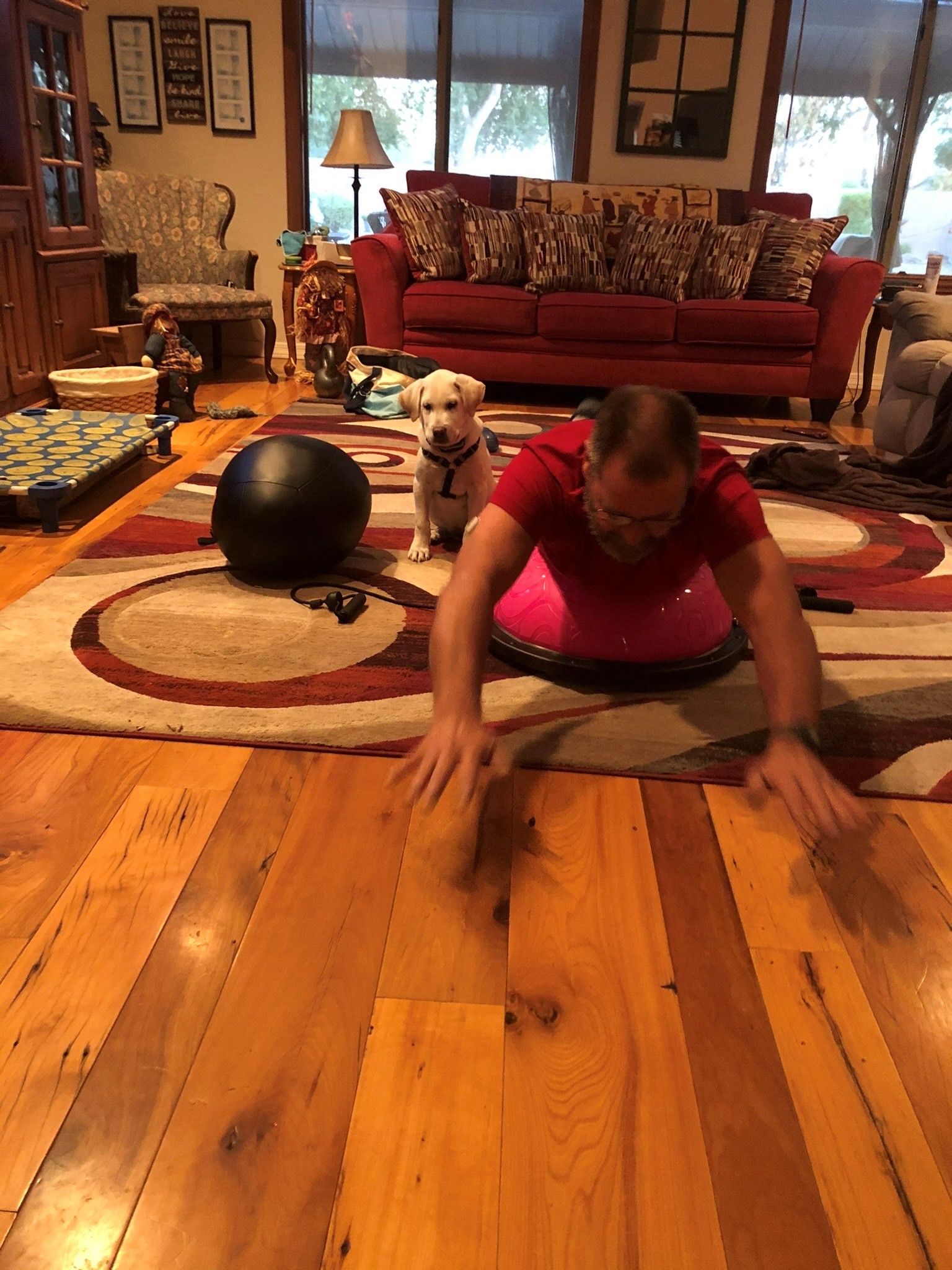 Old Man Doing Yoga — Goodyear, AZ — Natalie's Fitness Elements Garage