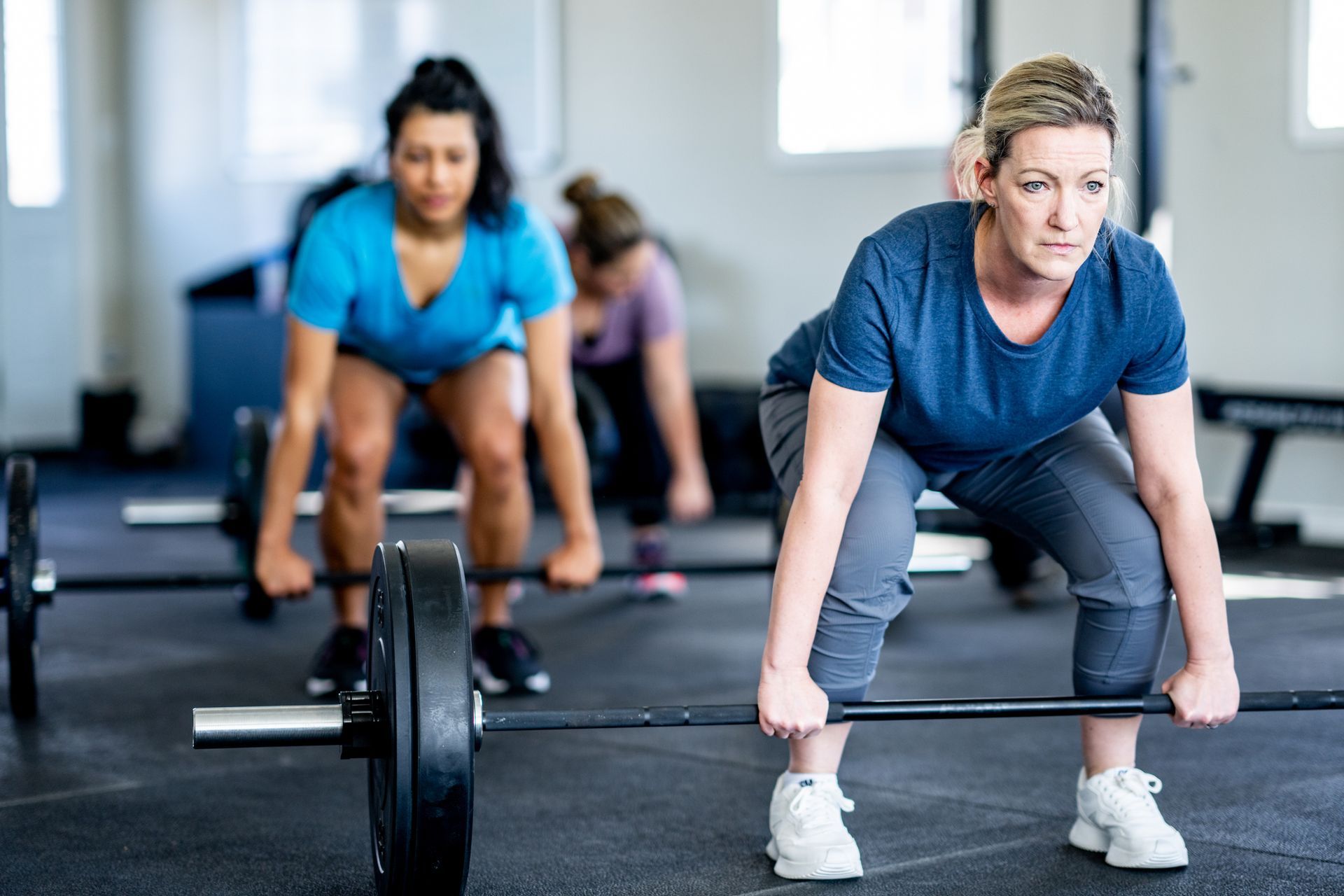 Women Doing Heavy Lift — Goodyear, AZ — Natalie's Fitness Elements Garage