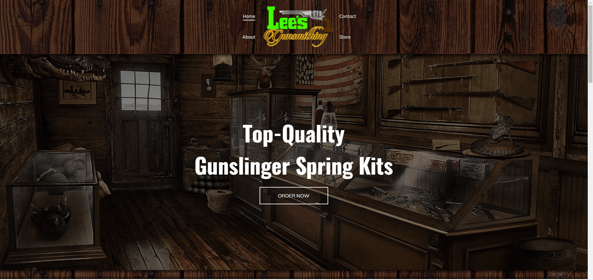 Rustic interior with