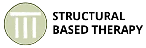 Structural Based Therapy logo with green circle icon and black text on white background