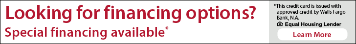 Looking for financing options special financing available learn more