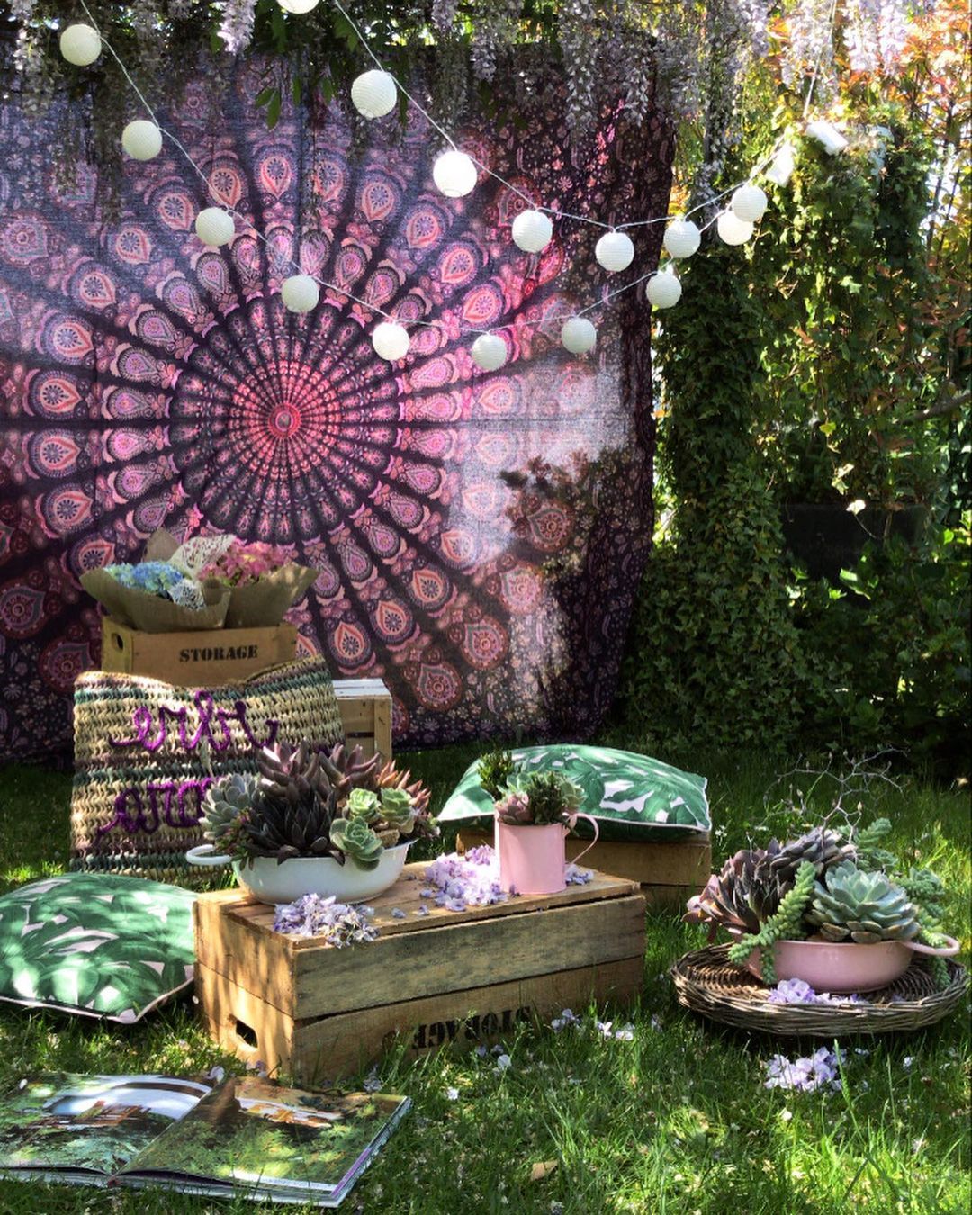 Allestimento in giardino