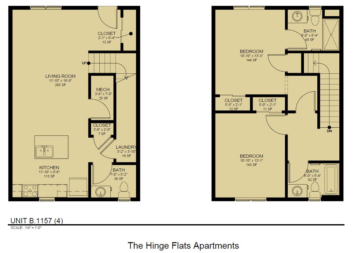 hinge flats unit b1157 4