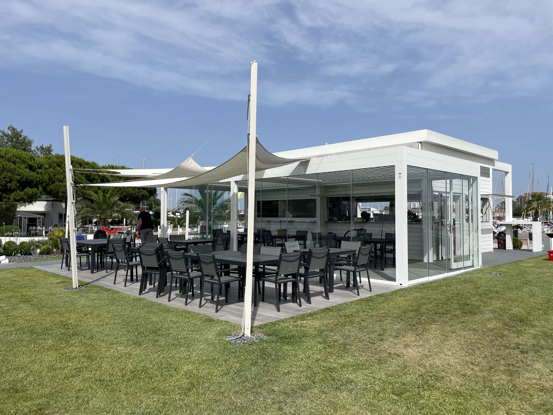 pergolato per settore horeca